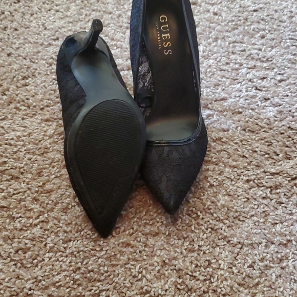 Guess black lace high heeled shoes - Picture 4 of 4